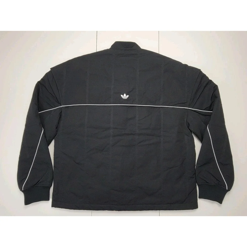 Adidas OG LA Motor Ave Racer Jacket Black Reflective Unisex XS JX6152 $330 New